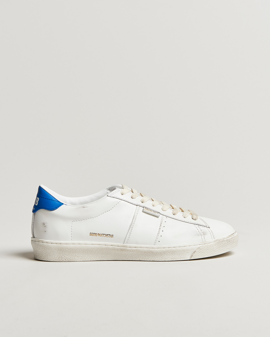 Heren | Golden Goose Matchstar Sneakers White/Blue | Golden Goose | Matchstar Sneakers White/Blue