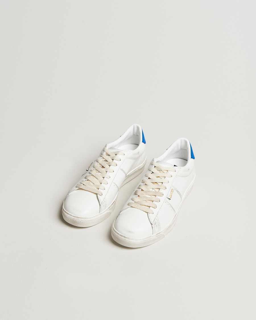 Heren | Golden Goose Matchstar Sneakers White/Blue | Golden Goose | Matchstar Sneakers White/Blue