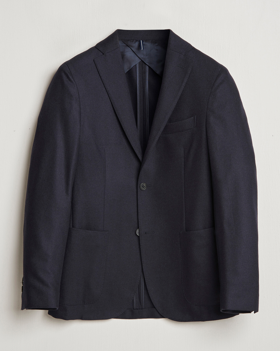 Heren | Blazers | Incotex | Wool/Cashmere Blazer Navy