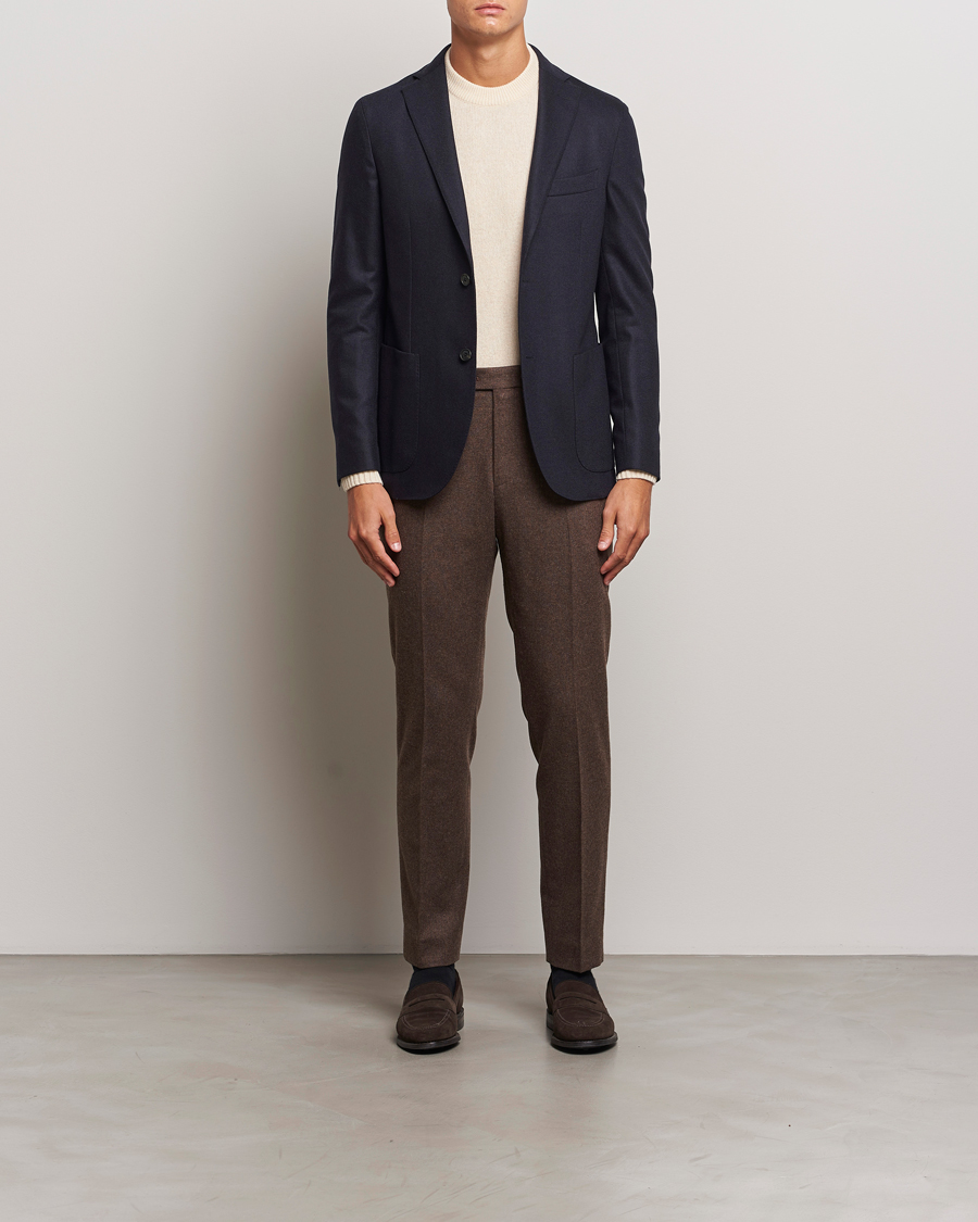 Heren | Blazers | Incotex | Wool/Cashmere Blazer Navy