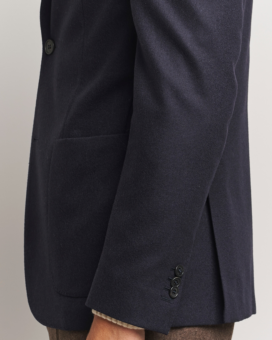 Heren | Blazers | Incotex | Wool/Cashmere Blazer Navy