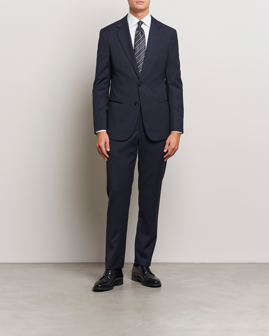 Heren | Giorgio Armani Soho Virgin Wool Suit Navy | Giorgio Armani | Soho Virgin Wool Suit Navy