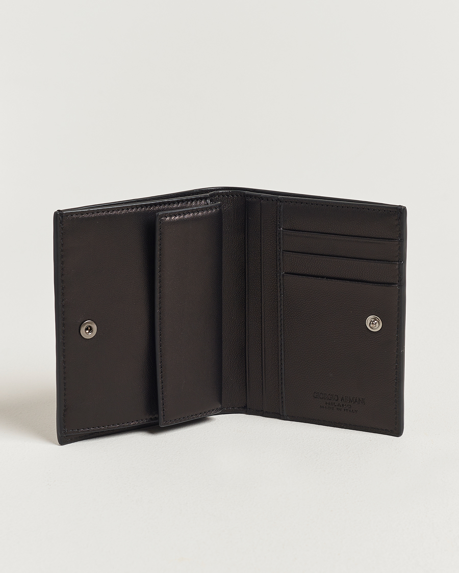 Homme | Giorgio Armani Nappa Leather Wallet Black | Giorgio Armani | Nappa Leather Wallet Black