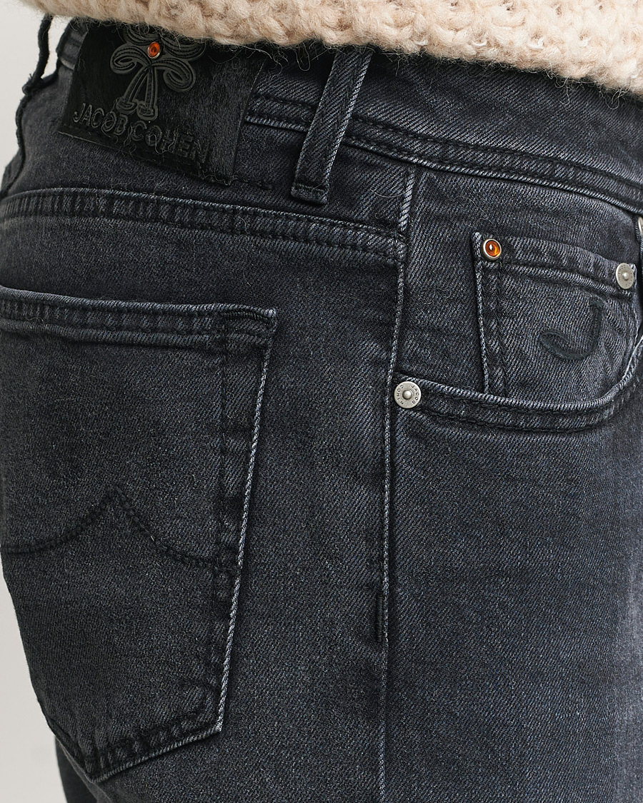 Heren | Jeans | Jacob Cohën | Bard Slim Fit Streatch Jeans Grey