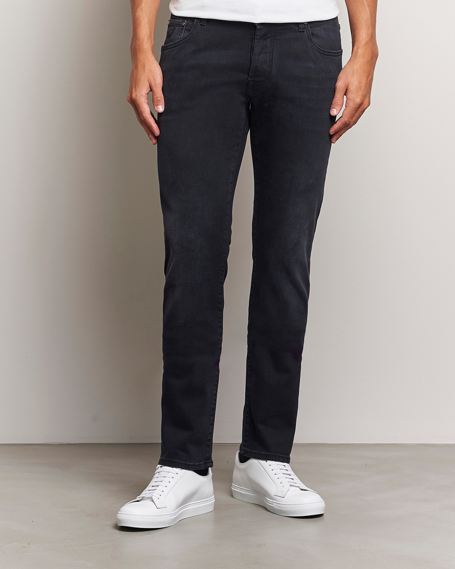 Homme | Jeans | Jacob Cohën | Nick Slim Fit Stretch Jeans Grey