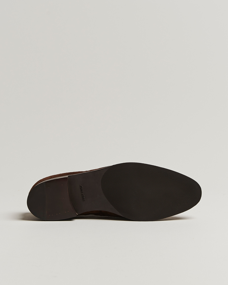 Homme | John Lobb City II Oxford Dark Brown Suede | John Lobb | City II Oxford Dark Brown Suede