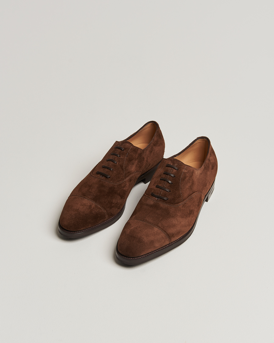 Homme | John Lobb City II Oxford Dark Brown Suede | John Lobb | City II Oxford Dark Brown Suede