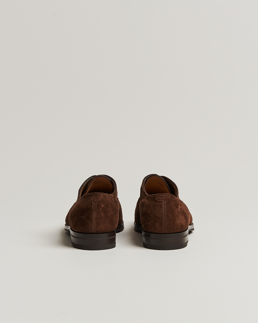 Homme | John Lobb City II Oxford Dark Brown Suede | John Lobb | City II Oxford Dark Brown Suede