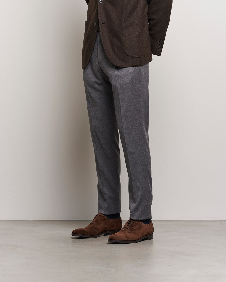 Homme | John Lobb City II Oxford Dark Brown Suede | John Lobb | City II Oxford Dark Brown Suede