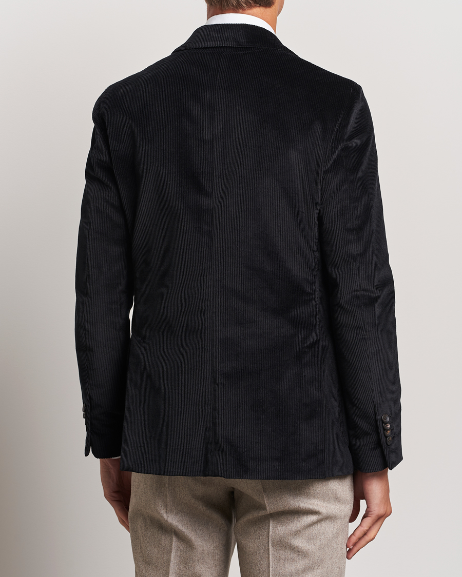 Homme | Blazers | Lardini | Corduroy Blazer Black