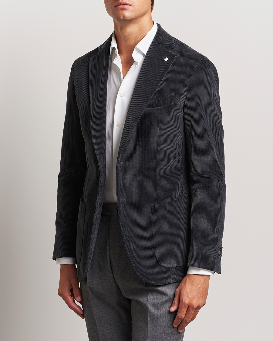 Homme | Blazers | L.B.M. 1911 | Jack Corduroy Blazer Grey