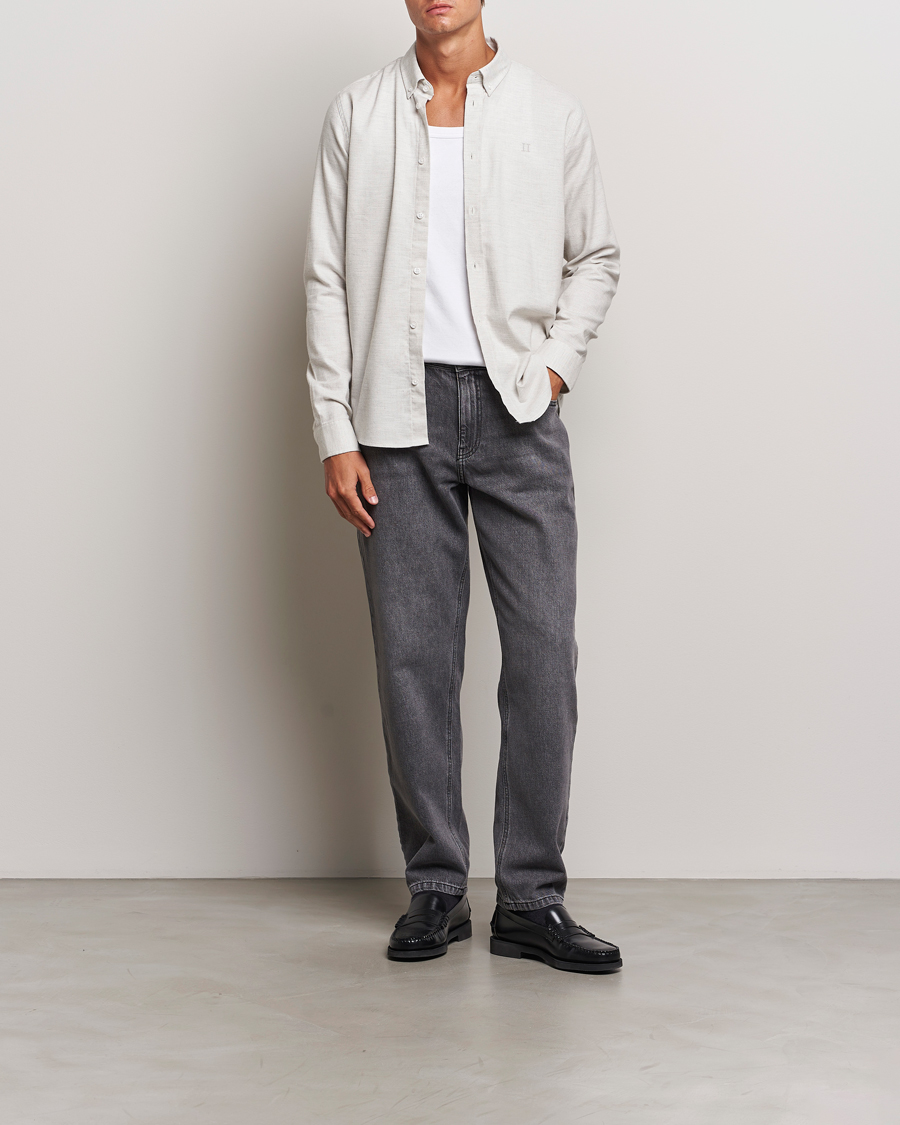 Heren | Overhemden | LES DEUX | Dessert Reg Shirt Snow Melange