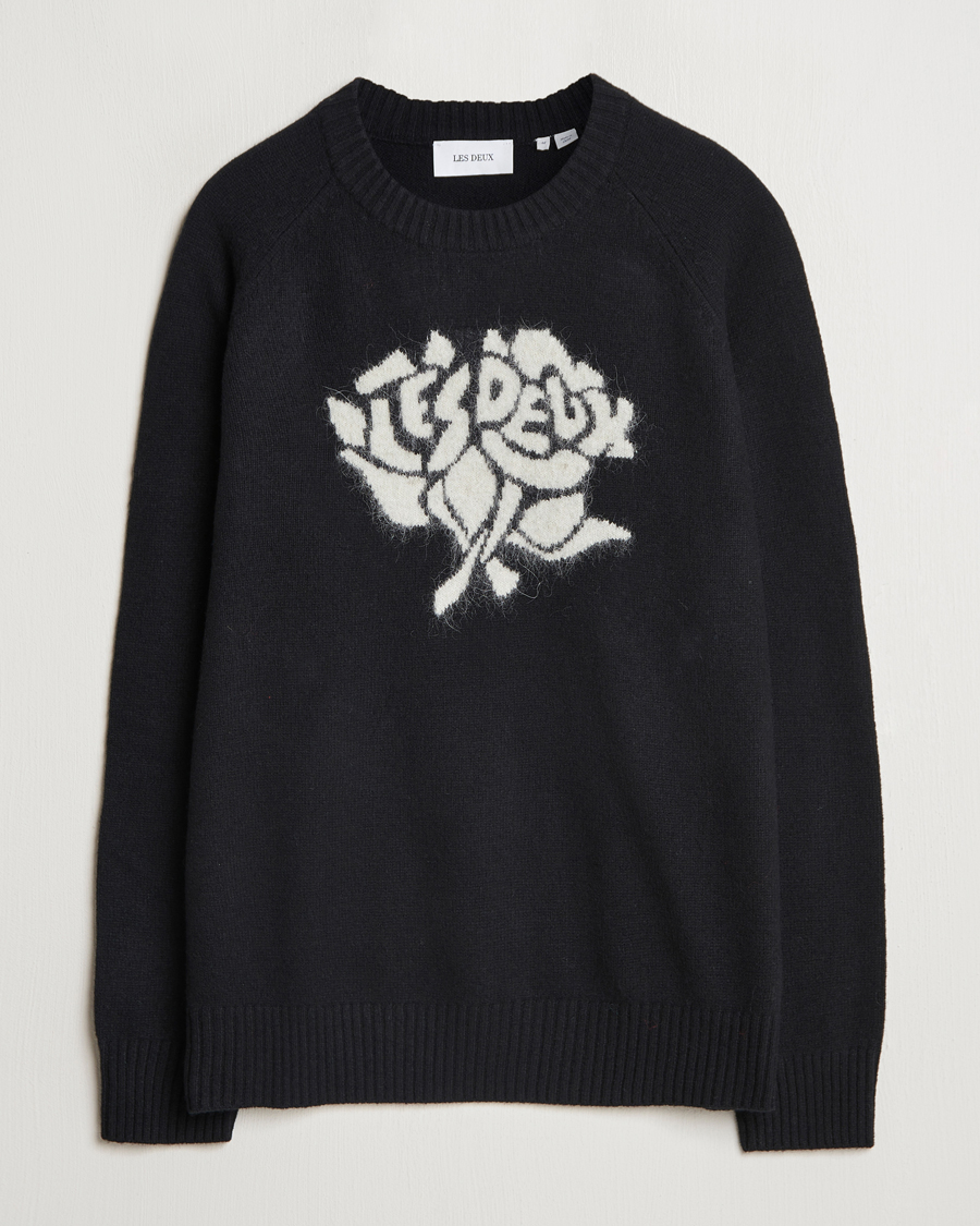 Homme | Pulls Et Tricots | LES DEUX | Felipe Knit Black/Ivory