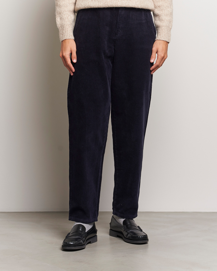 Heren | Broeken | LES DEUX | Kody Heavy Corduroy Pants Dark Navy