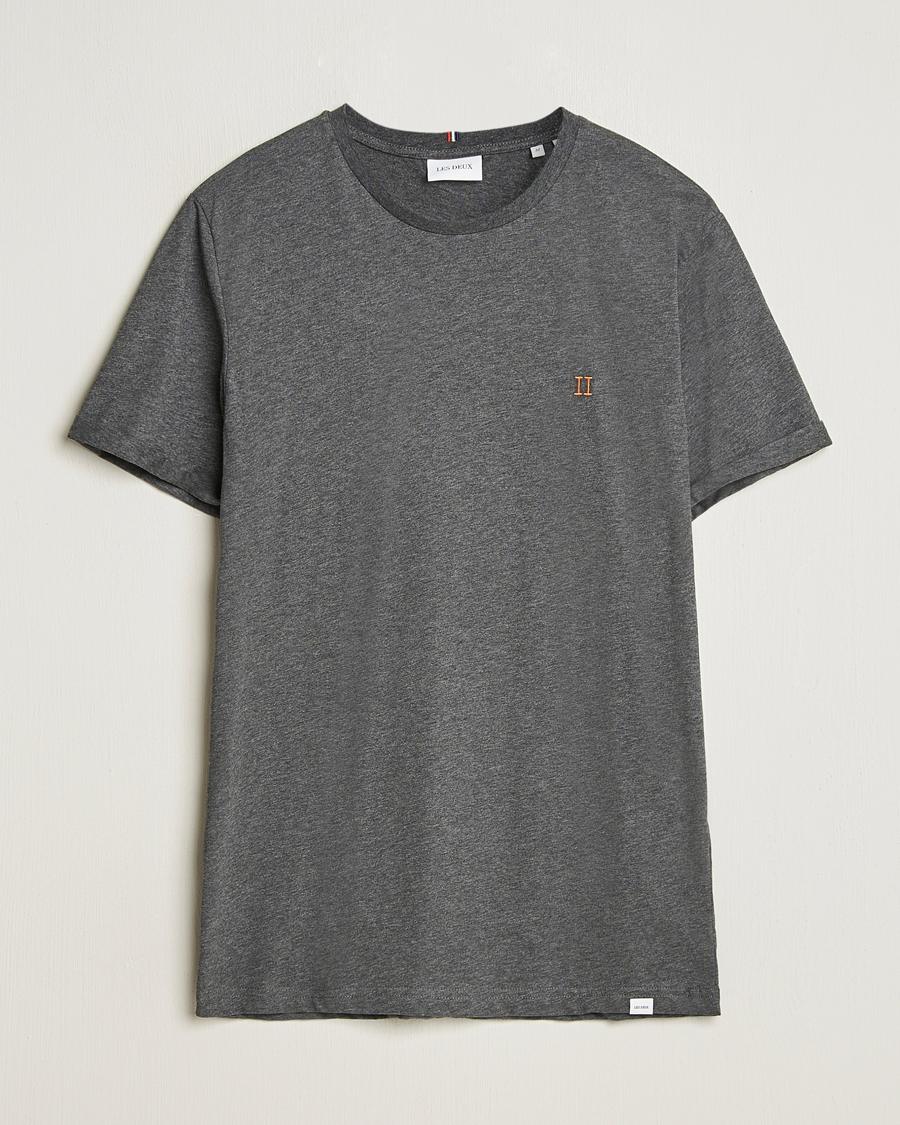 Homme | T-shirts | LES DEUX | Nørregaard T-Shirt Mountain Grey Melange
