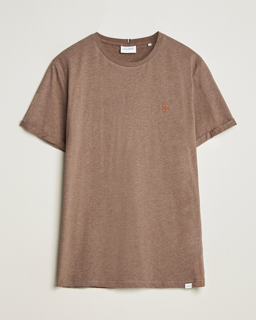 Heren | T-shirts | LES DEUX | Nørregaard T-Shirt Charcoal Melange