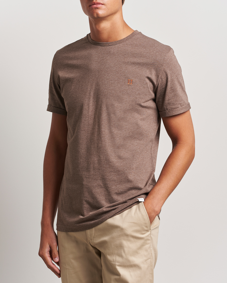 Heren | T-shirts | LES DEUX | Nørregaard T-Shirt Charcoal Melange