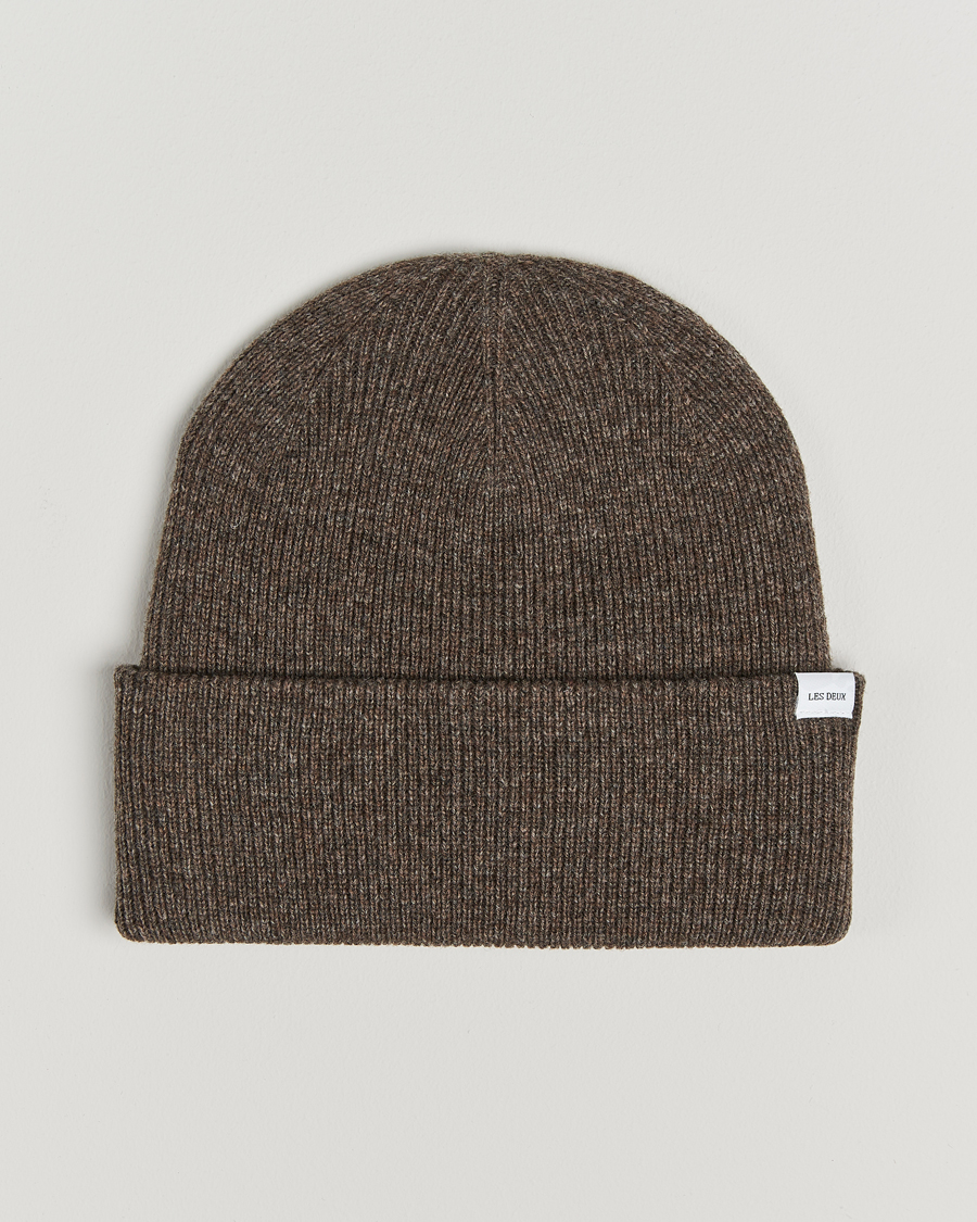 Heren | Les Deux Wayne Wool Beanie Mountain Grey Melange | LES DEUX | Wayne Wool Beanie Mountain Grey Melange