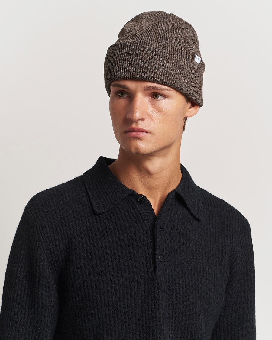 Heren | Les Deux Wayne Wool Beanie Mountain Grey Melange | LES DEUX | Wayne Wool Beanie Mountain Grey Melange