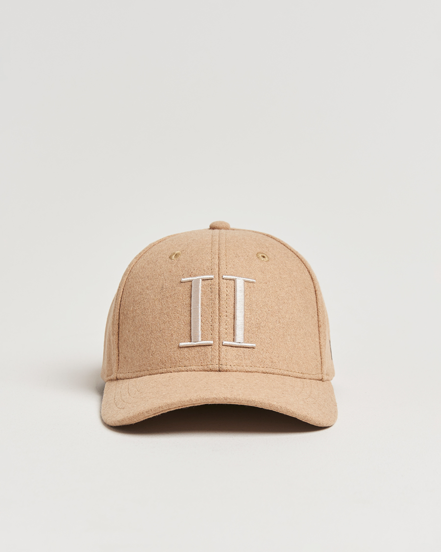 Homme | Les Deux Encore Wool Baseball Cap Dark Sand Melange | LES DEUX | Encore Wool Baseball Cap Dark Sand Melange