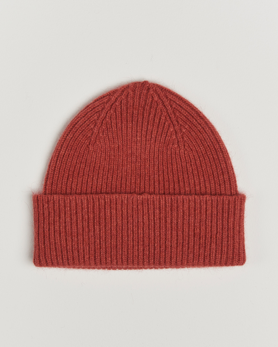 Heren | Mutsen | Le Bonnet | Lambswool/Caregora Beanie Terra