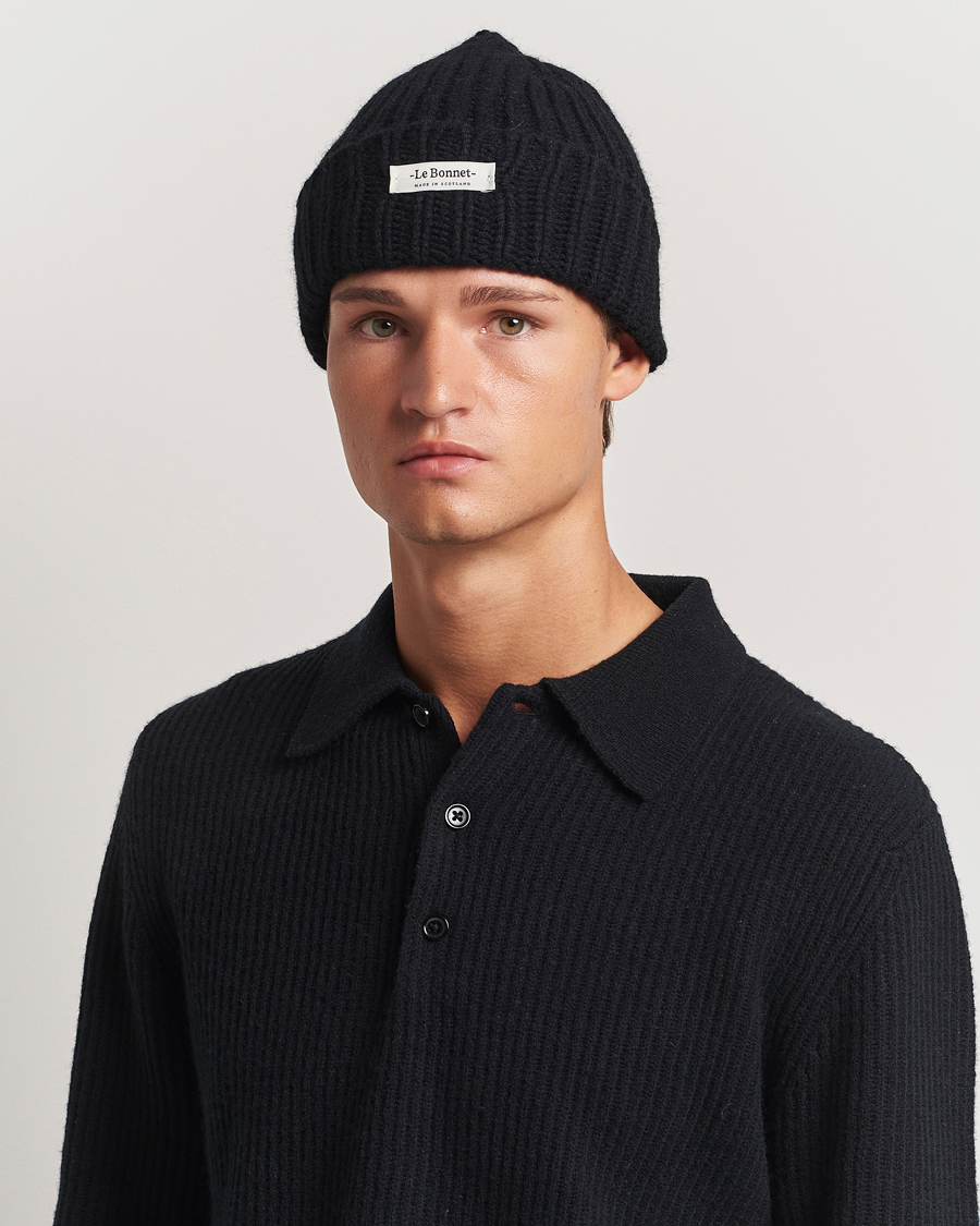 Heren | Mutsen | Le Bonnet | Le Grand Logo Onyx