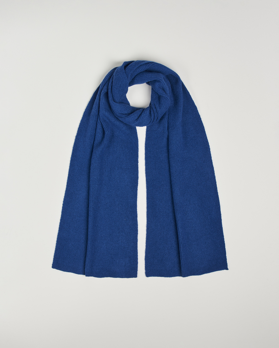 Homme | Écharpes | Le Bonnet | Lambswool/Caregora Scarf Marin