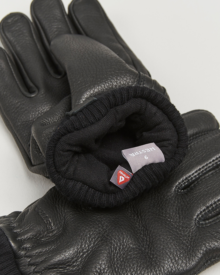 Heren | Handschoenen | Hestra | Tore Deerskin Primaloft Lined Glove Black