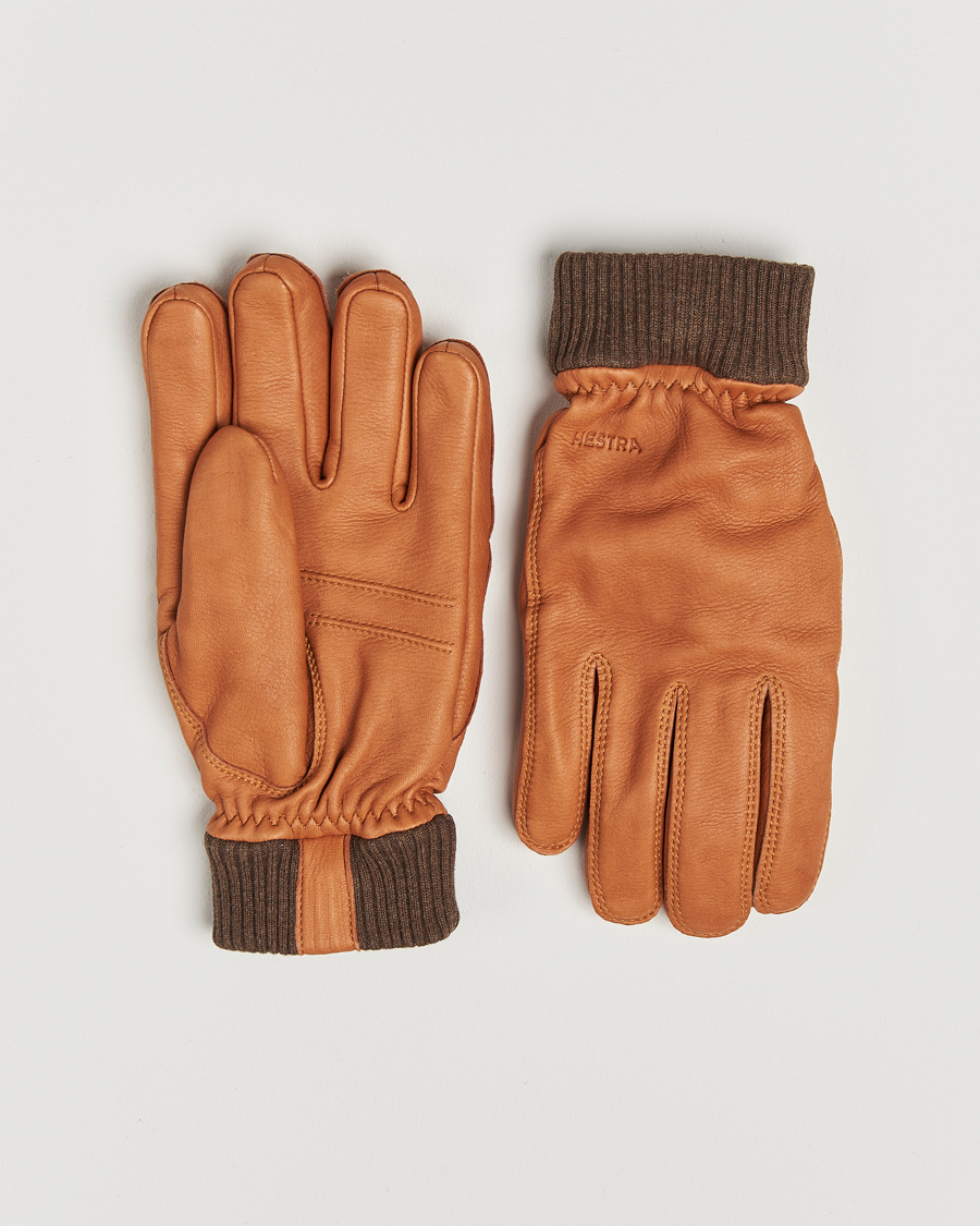 Heren | Handschoenen | Hestra | Tore Deerskin Primaloft Lined Glove Cognac