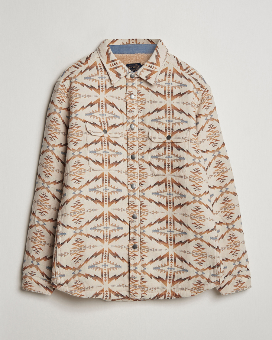 Heren | Jassen | Pendleton | Bay City Teddy Lined Shirt Jacket Trapper Peak