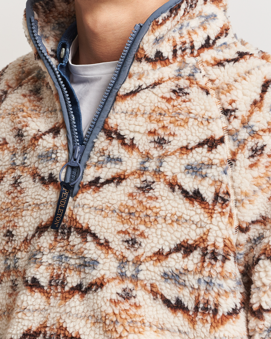 Heren | Truien | Pendleton | Pullover Half Zip Fleece Trapper Peak