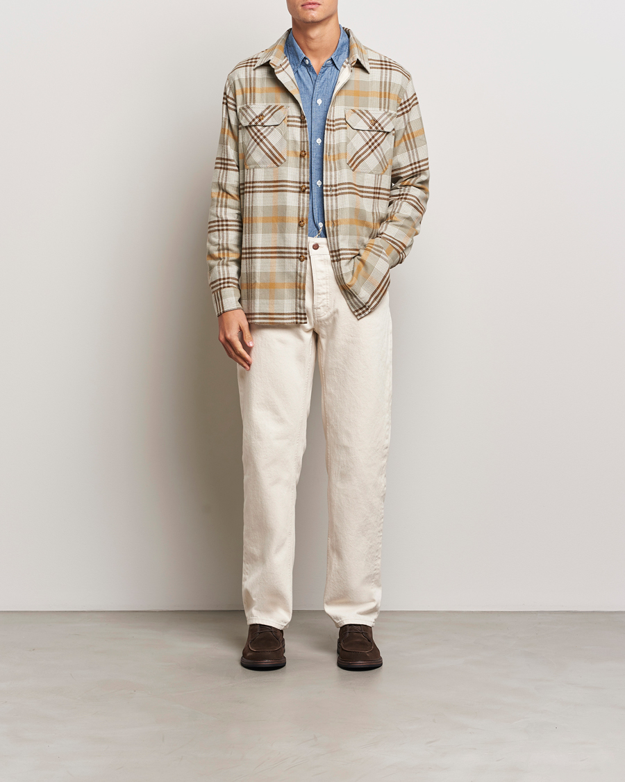 Heren | Overhemden | Pendleton | Burnside Flannel Shirt Tan Plaid
