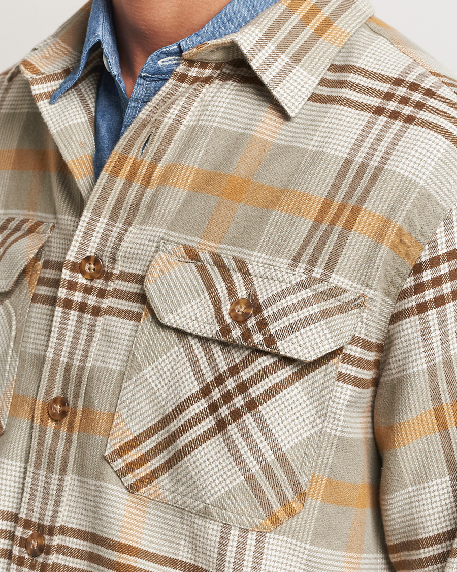 Heren | Overhemden | Pendleton | Burnside Flannel Shirt Tan Plaid