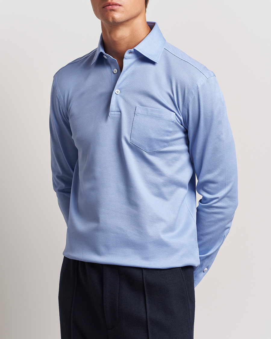 Homme | Pulls Et Tricots | Ralph Lauren Purple Label | Long Sleeve Polo Light Blue