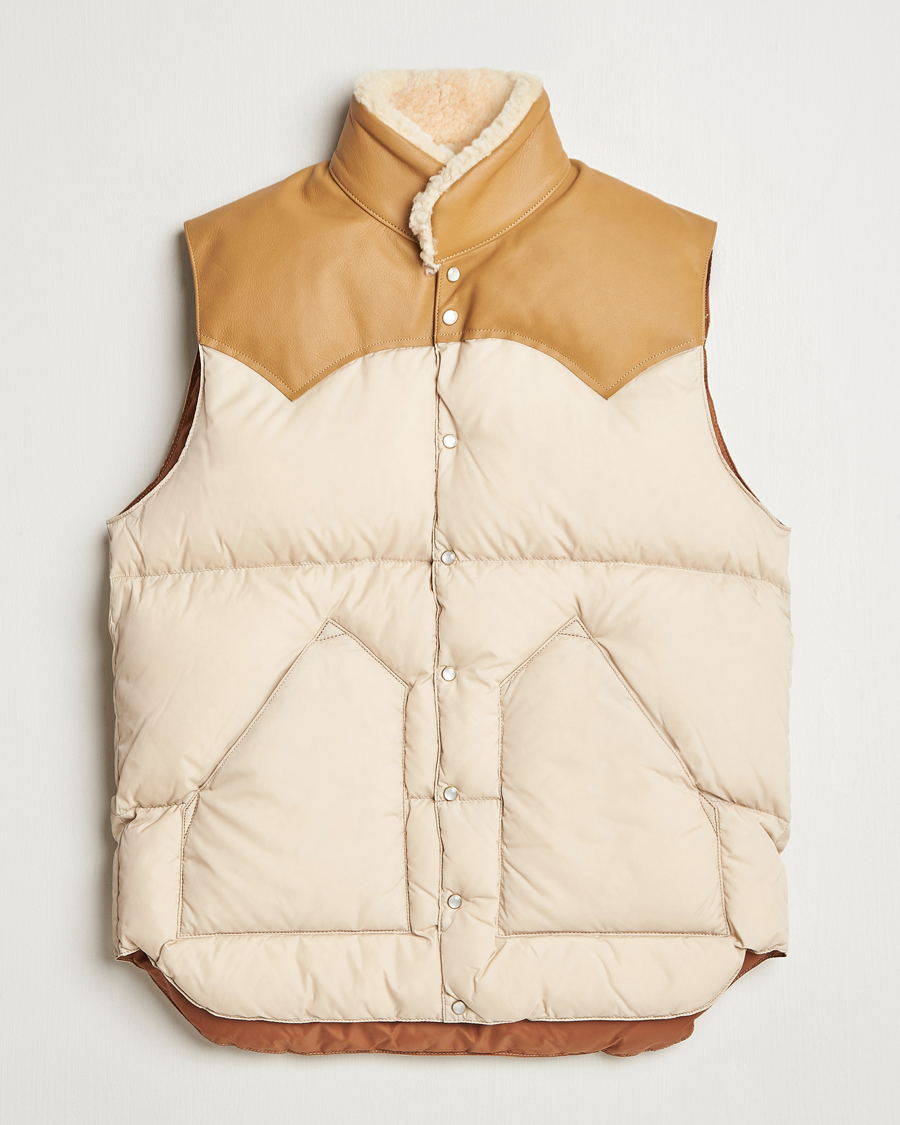 Homme | Manteaux Et Vestes | Rocky Mountain Featherbed | Christy Vest Light Beige