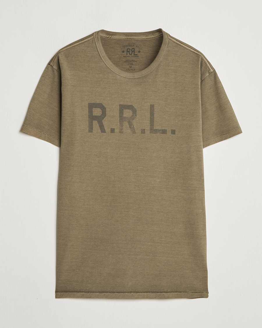 Heren | T-shirts | RRL | Graphic Short Sleeve T-Shirt Olive