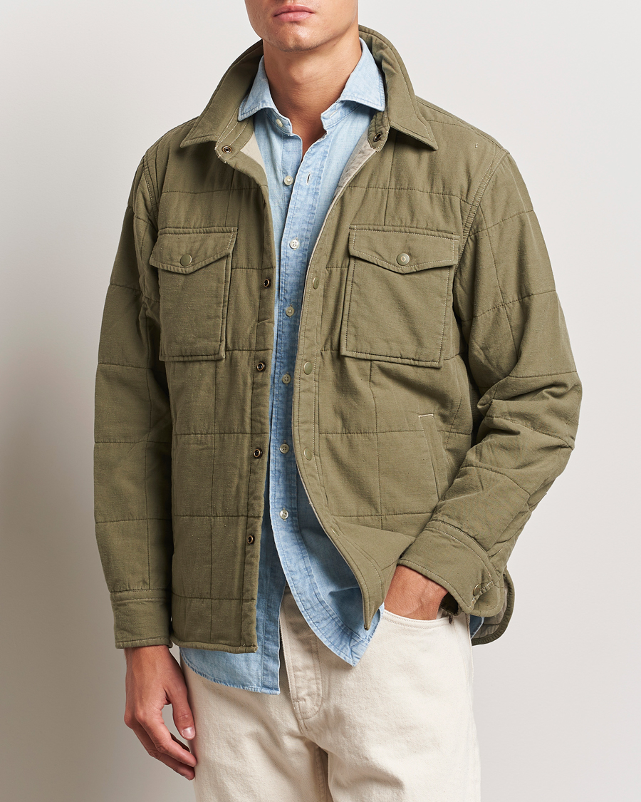 Heren | Jassen | RRL | Mountain Shirt Jacket Olive Drab