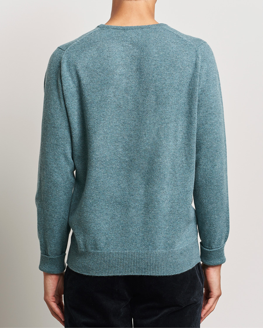 Homme | Pulls Et Tricots | William Lockie | Rob Lambswool Crewneck Caspian