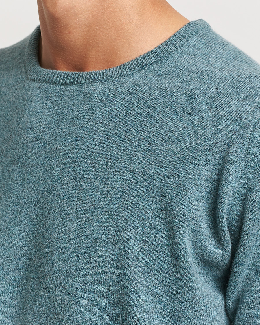 Homme | Pulls Et Tricots | William Lockie | Rob Lambswool Crewneck Caspian