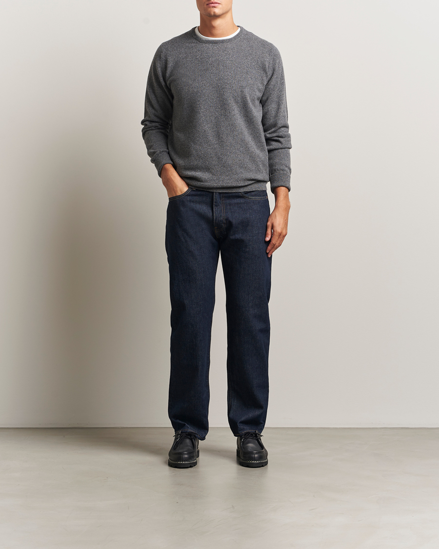 Homme | Pulls Et Tricots | William Lockie | Rob Lambswool Crewneck Cliff