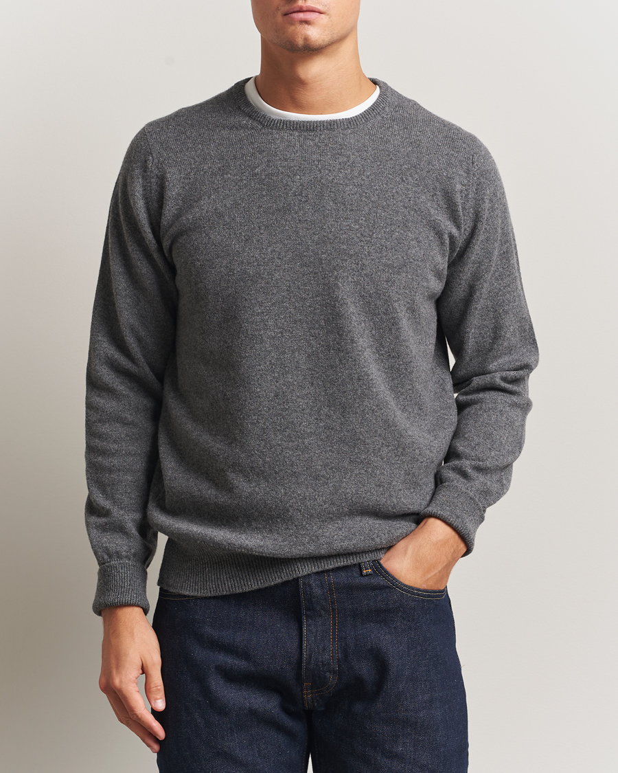 Homme | Pulls Et Tricots | William Lockie | Rob Lambswool Crewneck Cliff