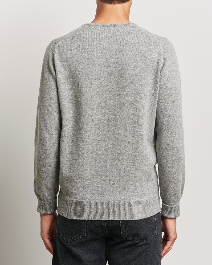 Heren | Truien | William Lockie | Rob Lambswool Crewneck Flannel