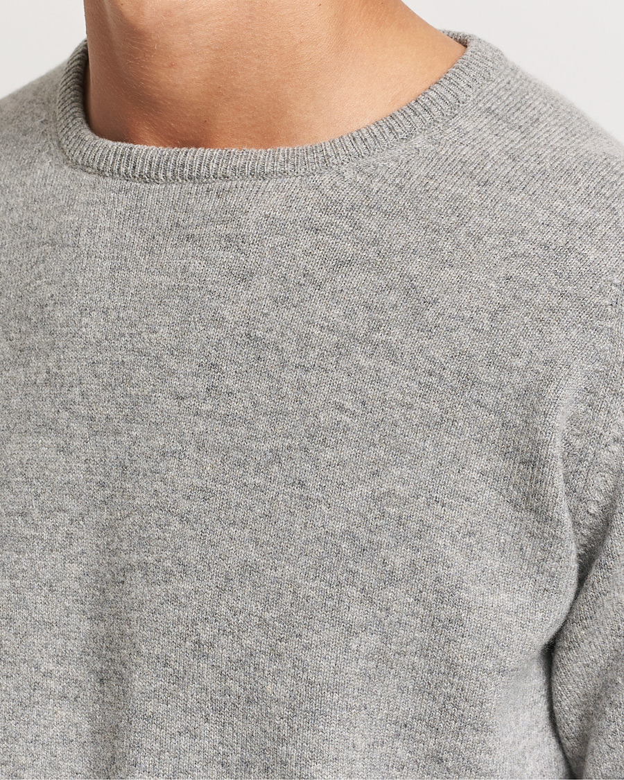 Heren | Truien | William Lockie | Rob Lambswool Crewneck Flannel