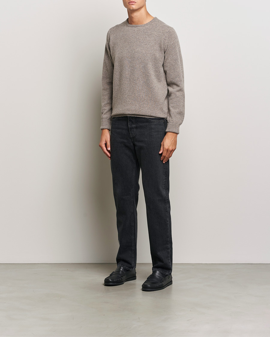 Heren | Truien | William Lockie | Rob Lambswool Crewneck Vole