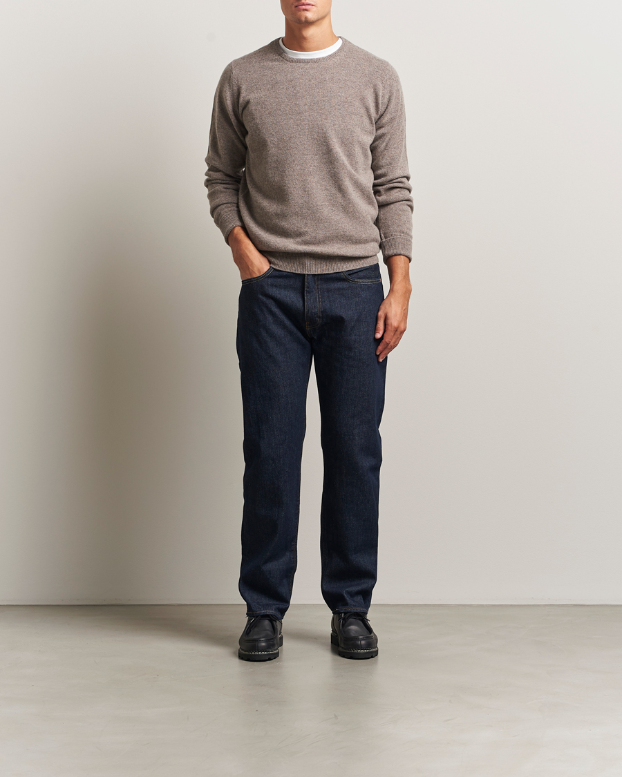 Heren | Truien | William Lockie | Rob Lambswool Crewneck Vole