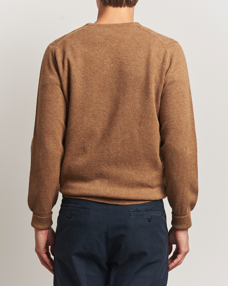 Heren | Truien | William Lockie | Rob Lambswool V-Neck Savannah