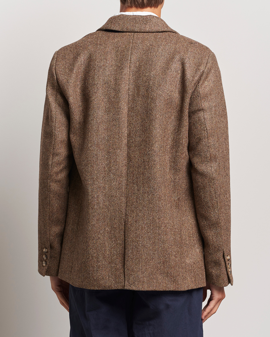 Heren | Blazers | Palmes | Blaze Herringbone Wool Sport Coat Brown