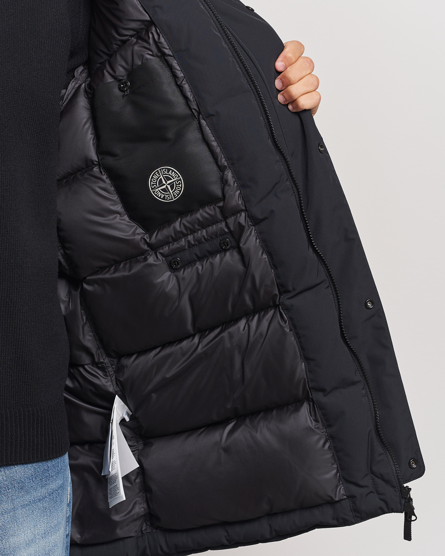 Homme | Manteaux Et Vestes | Stone Island | Micro Twill Hooded Parka Black