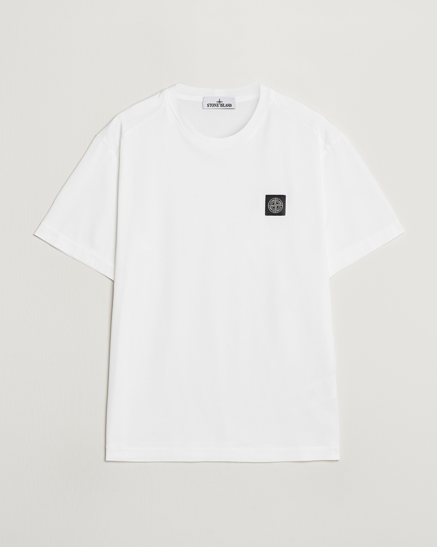 Homme | T-shirts | Stone Island | Garment Dyed Jersey T-Shirt White