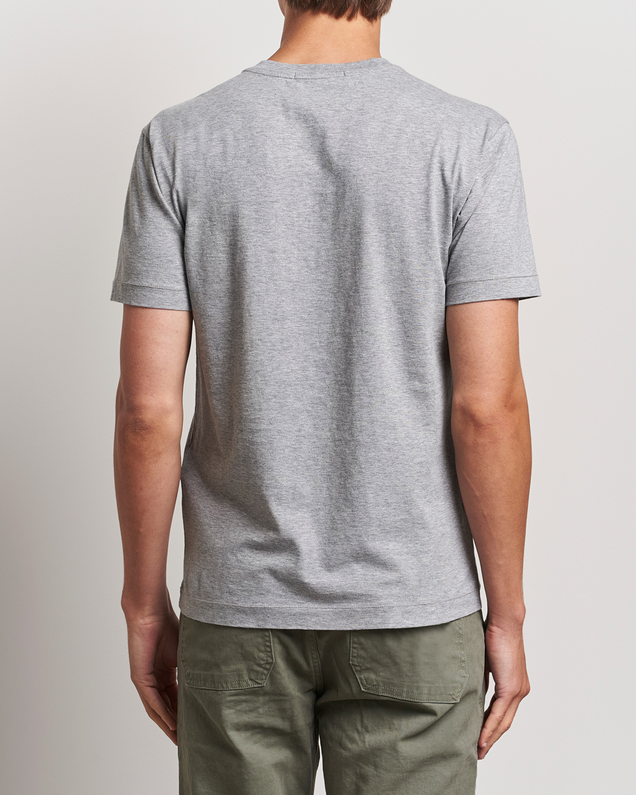 Heren | T-shirts | Stone Island | Garment Dyed Jersey T-Shirt Melange Grey